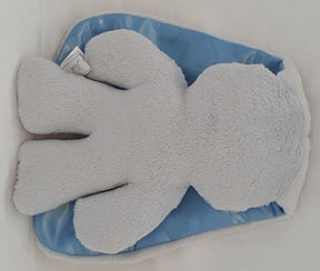 Snuggle bunny gray with blue ears. 26