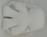 Snuggle bunny hvid med hvide ører. 26 cm