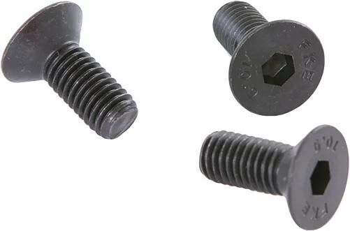 Pullertskrue m8 zinksort 3 stk. 15 mm