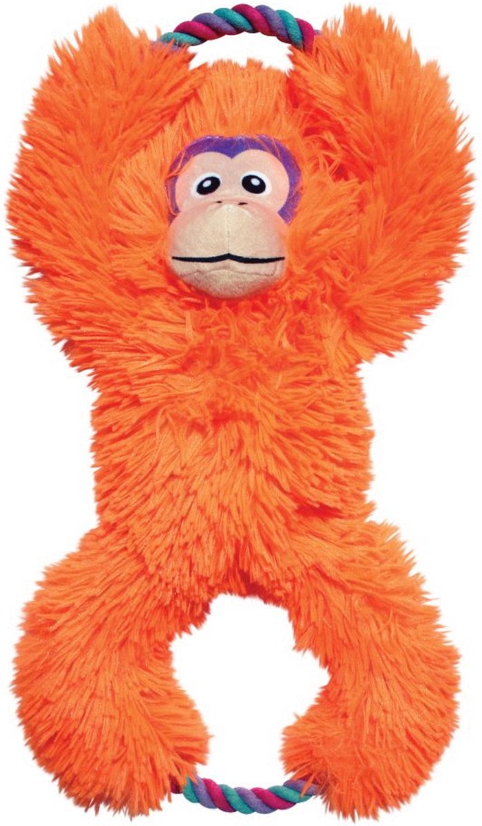 Kong tuggz abe hundelegetøj plys med reb | orange