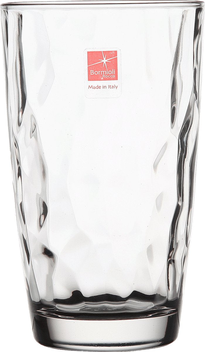 Bormioli rocco vandglas juice glas 470 ml - diamant dof - drikkeglas - vand juice glas