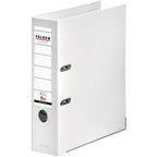 Ordner falken chromocolor a4 80 mm pp (polypropeen) wit 2-rings 1 stuk