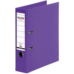 Ordner falken chromocolor a4 80 mm pp (polypropylen) violet 2-ring 1 stk.