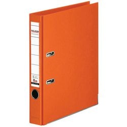 Ordner falken a4 50 mm pap, pp (polypropylen) liggende orange 1 stk