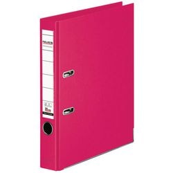 Ordner falken chromocolor a4 50 mm pap, pp (polypropylen) liggende pink 1 stk.