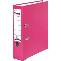 Ordner falken pp-farve a4 pap, pp (polypropylen) pink 2-ring 1 stk.