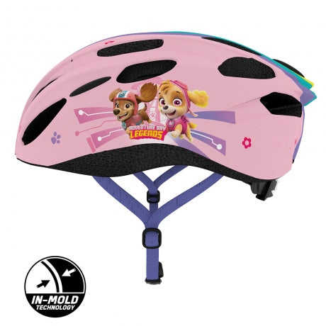 Nickelodeon paw patrol in-mold cykelhjelm piger pink størrelse 52-56 (m)