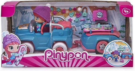 Famosa pinypon - skijeep med trailer og figur