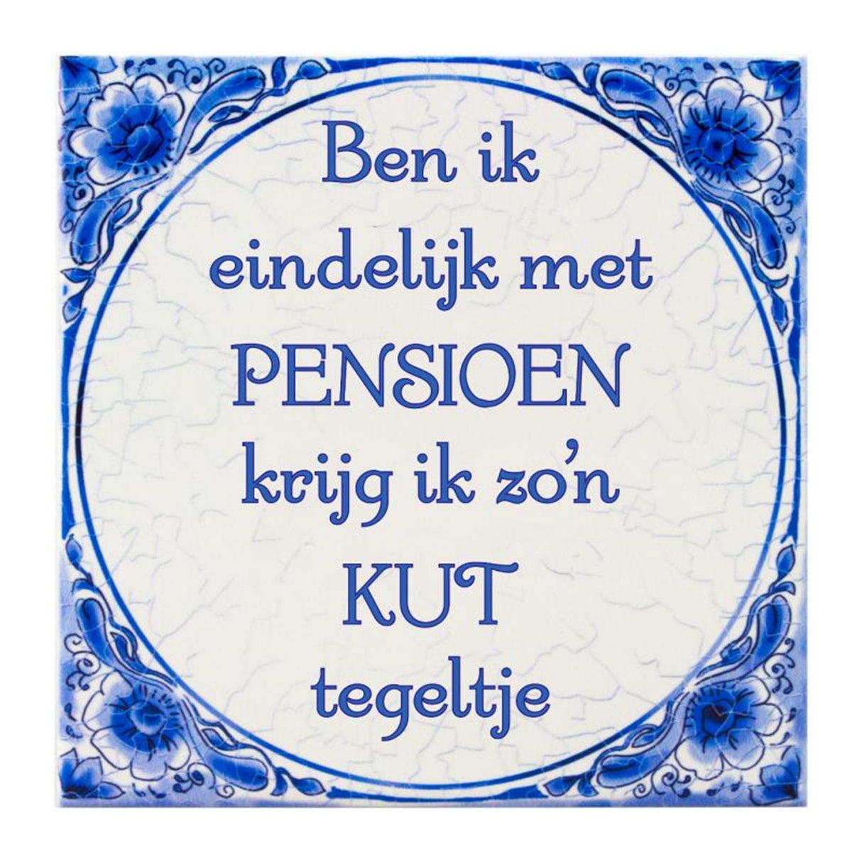 Paperdreams flise delft blå - pensionskusse