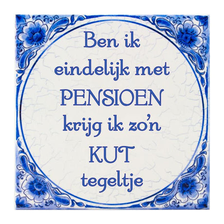 Paperdreams flise delft blå - pensionskusse