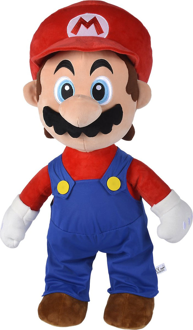 Simba super mario - mario plys, kæmpe - 70 cm - krammetøj