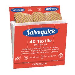Tekstil gips refill salvequick cederroth 40 stk