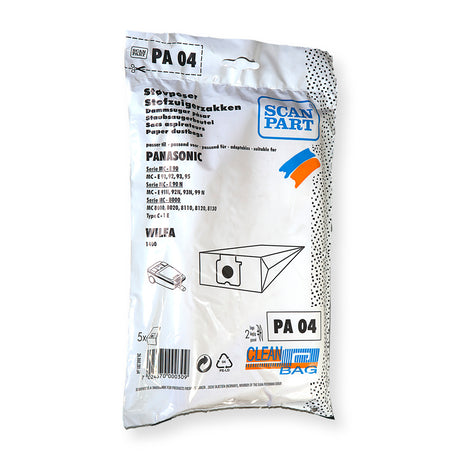 Scanpart pa04 støvpose panasonic 5 stk