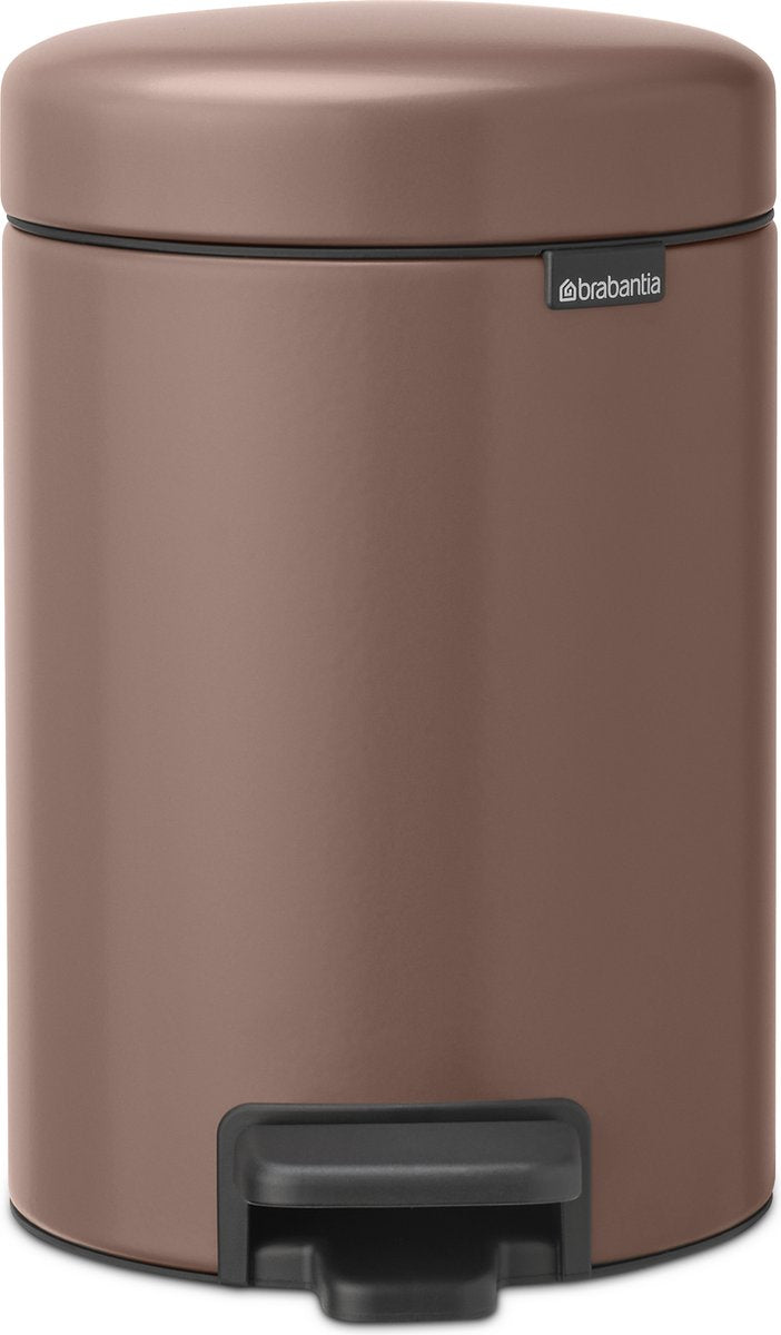 Brabantia newicon affaldsspand - 3 liter - badeværelse - satin taupe
