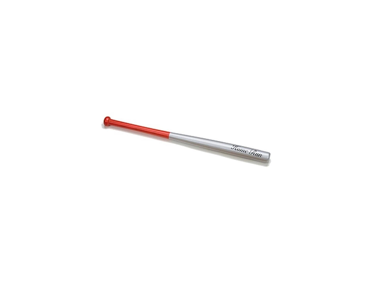 Engelhart baseballbat træ rød sølv 71cm