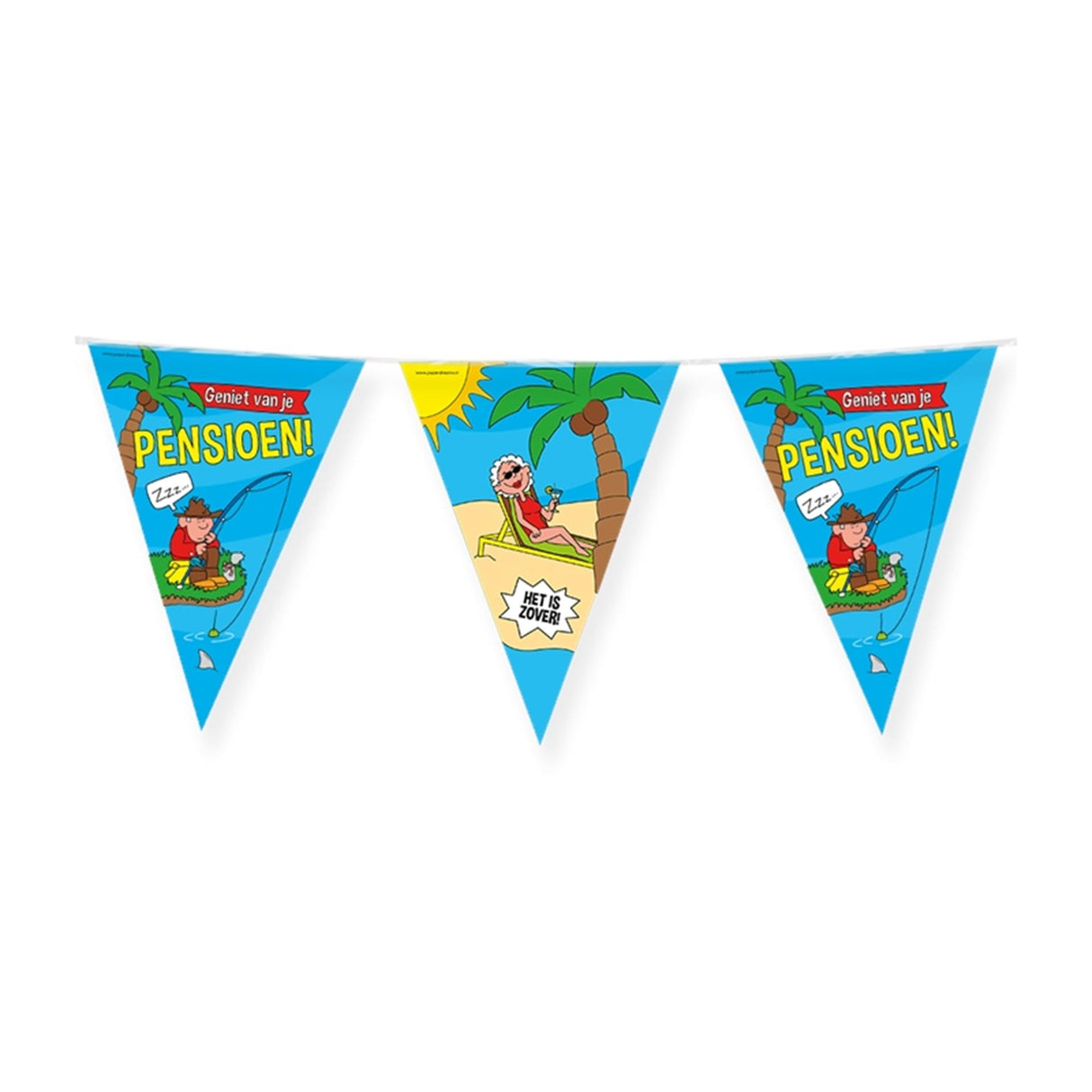 Paperdreams festflag - tegneserie om pensionering
