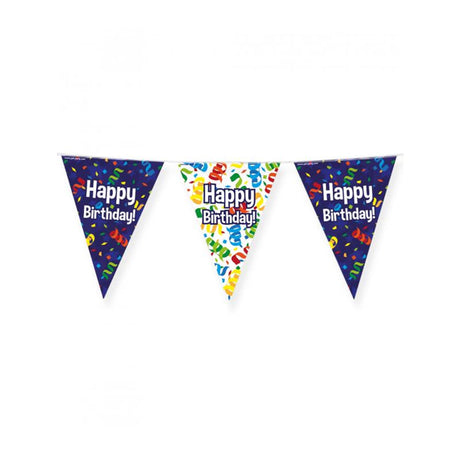 Paperdreams fest bunting - tillykke med fødselsdagen