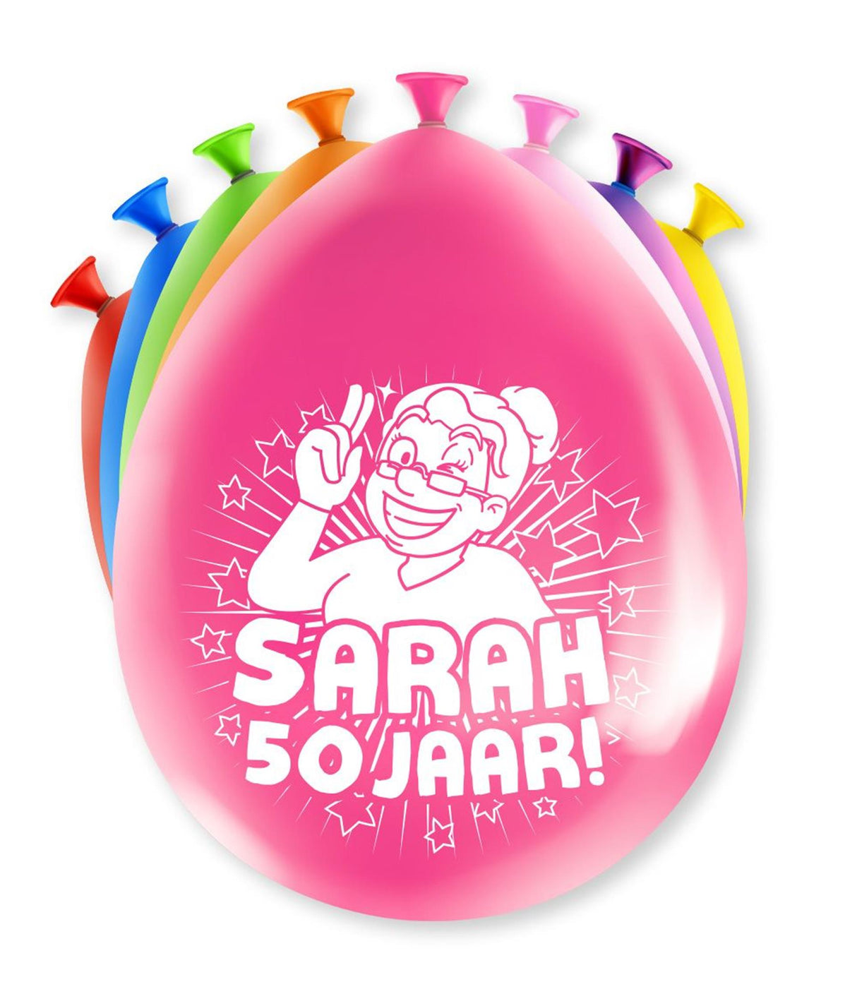 Paperdreams tal balloner - sarah 8 stk 30cm