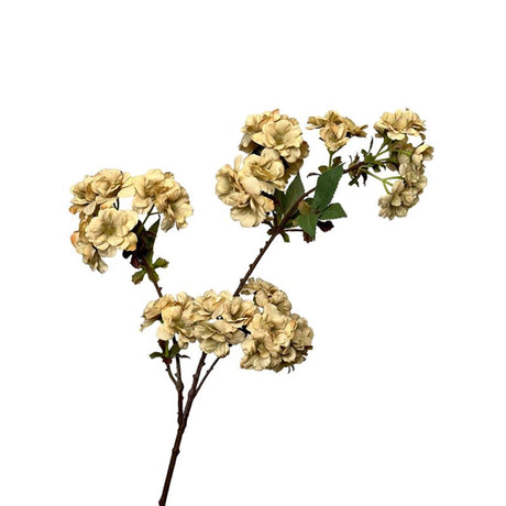 Roberts kollektion kunstig blomsterblomstgren 80 cm creme