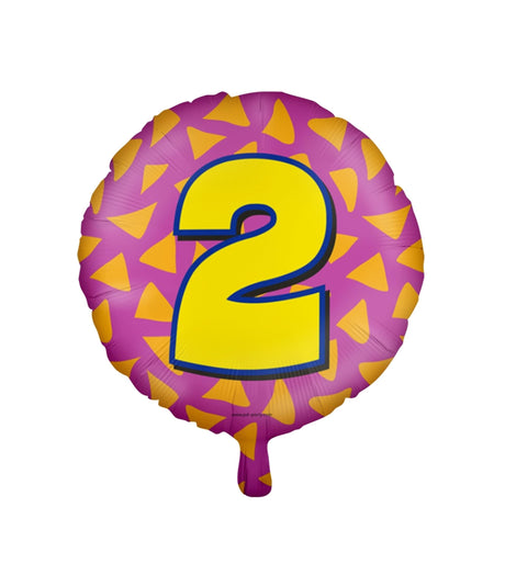 Paperdreams glad folieballon - 2 år