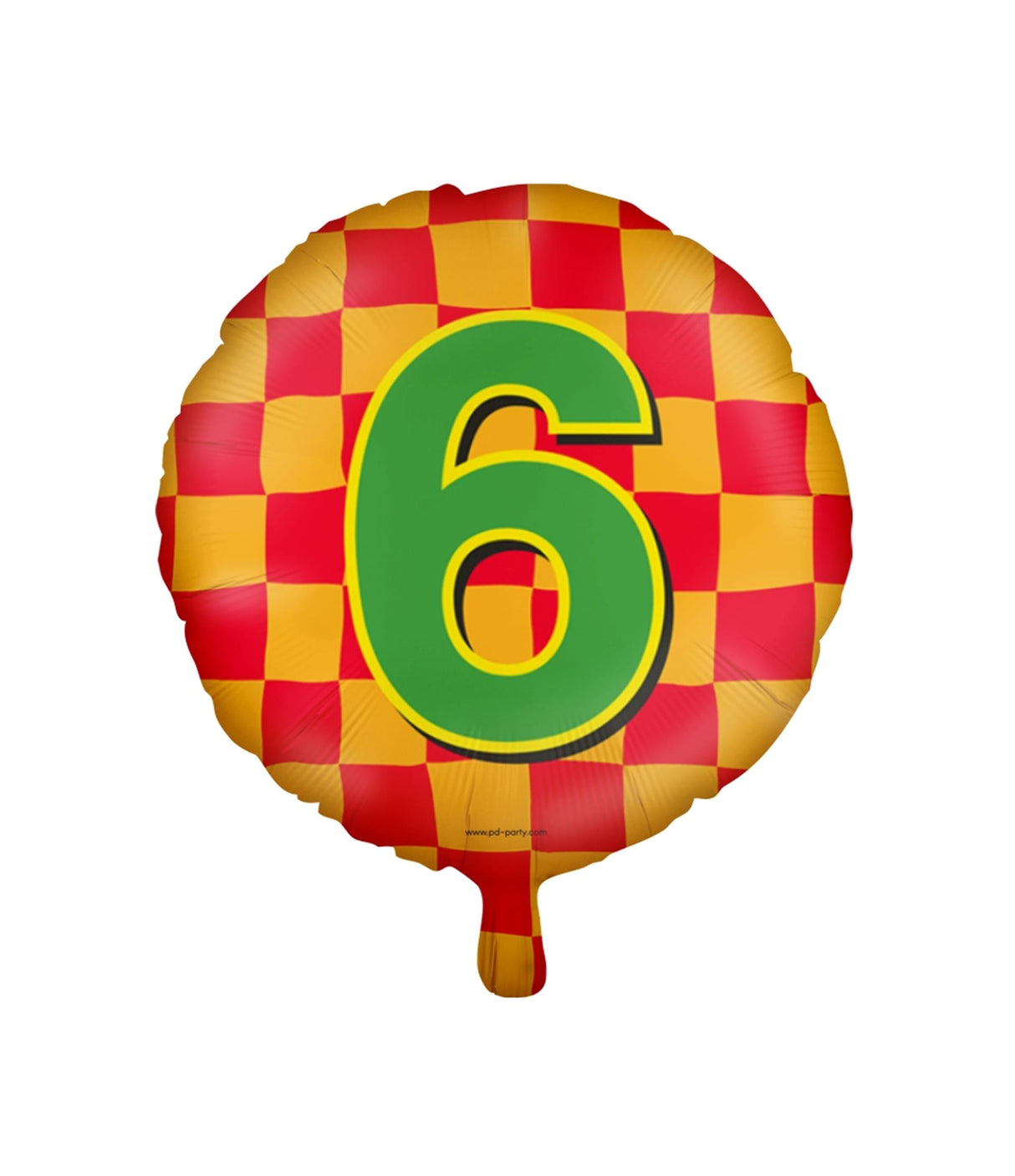 Paperdreams glad folieballon - 6 år