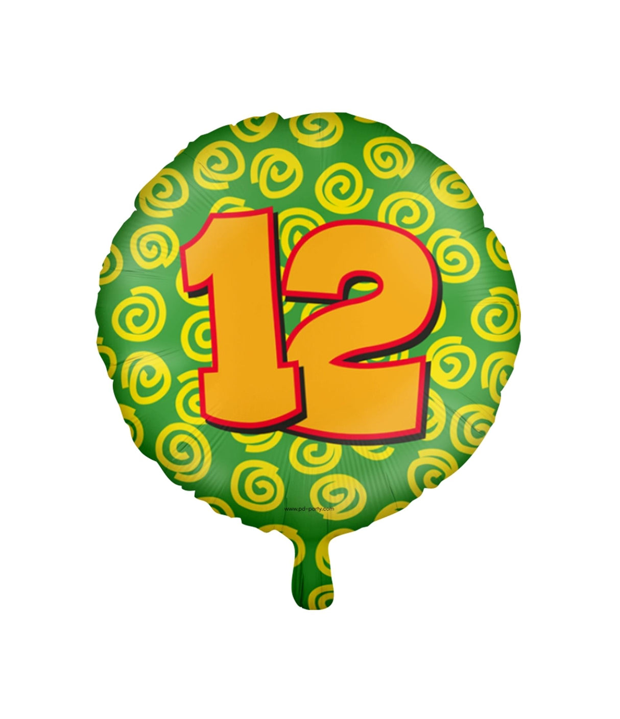 Paperdreams glad folieballon - 12 år