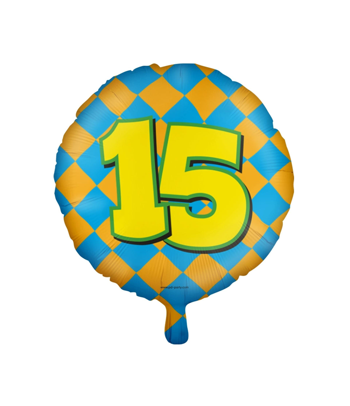 Paperdreams glad folieballon - 15 år
