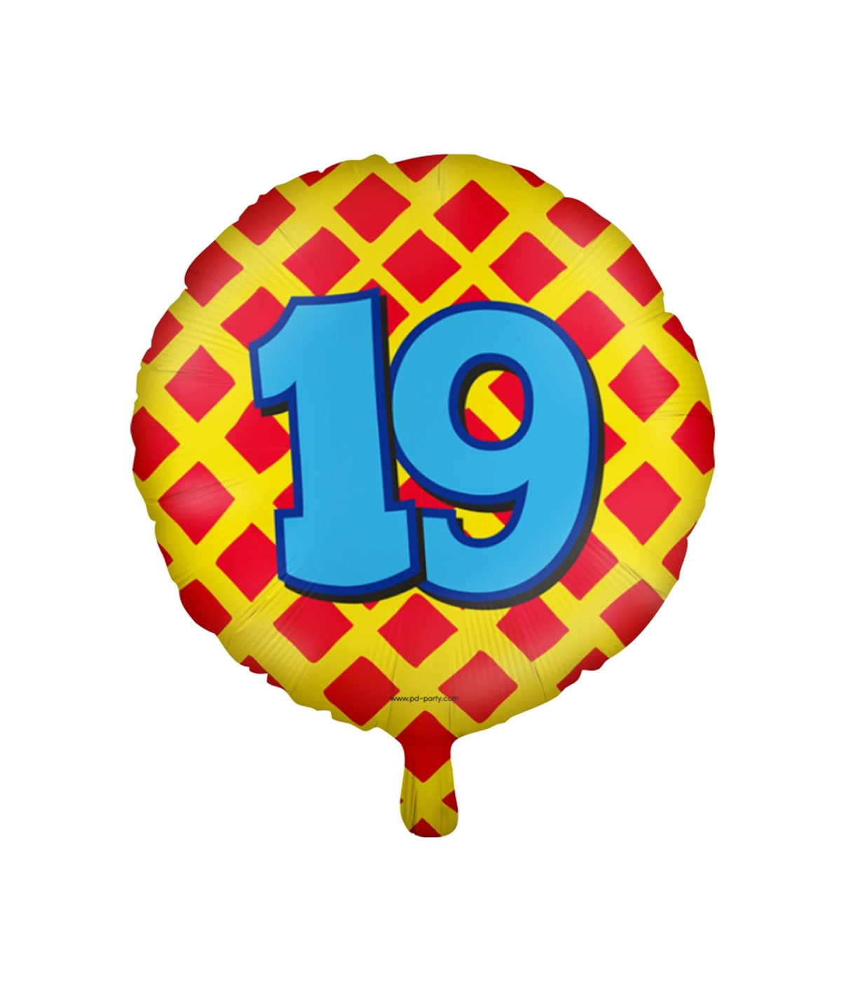 Paperdreams glad folieballon - 19 år