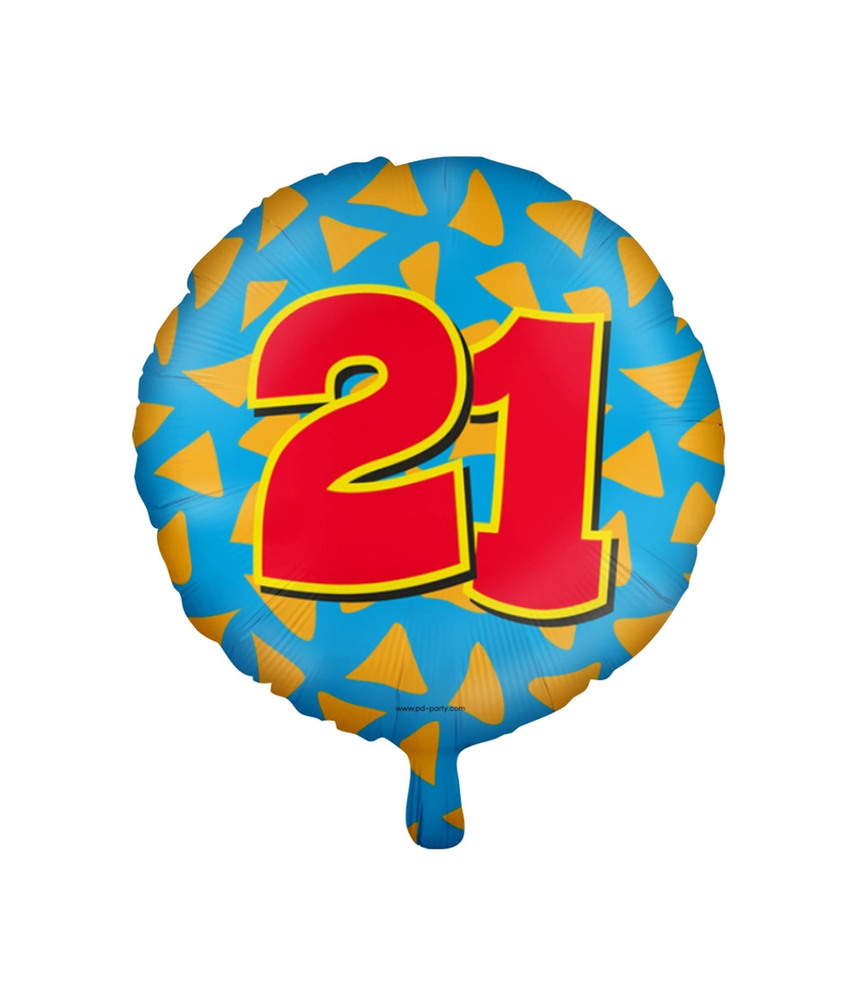 Paperdreams glad folieballon - 21 år