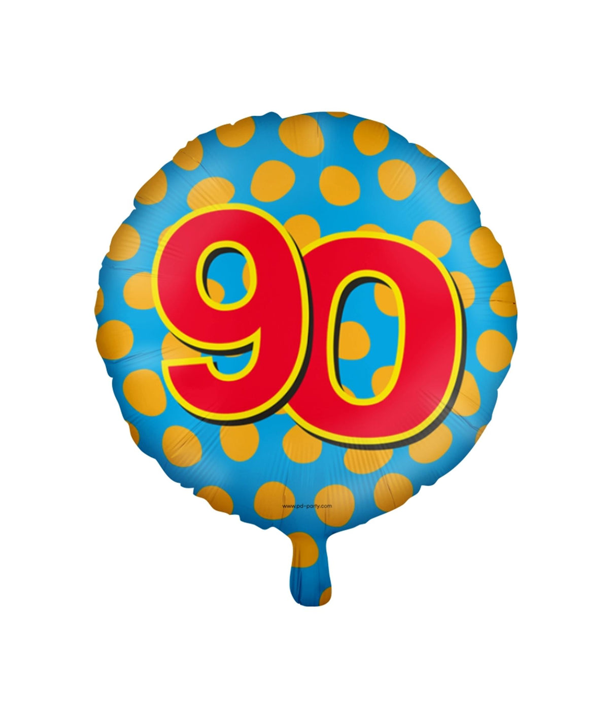 Paperdreams glad folieballon - 90 år