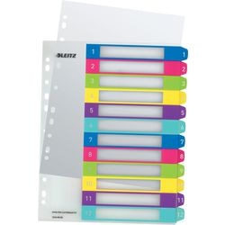 Numeriske faner leitz wow pc printbar 1244 farve sortiment s