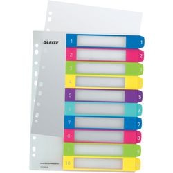 Leitz numerieke tabbladen wow pc-printable 1243 kleurenassortiment pp