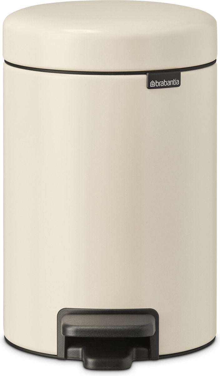 Brabantia newicon affaldsspand - 3 liter - badeværelse - blød beige
