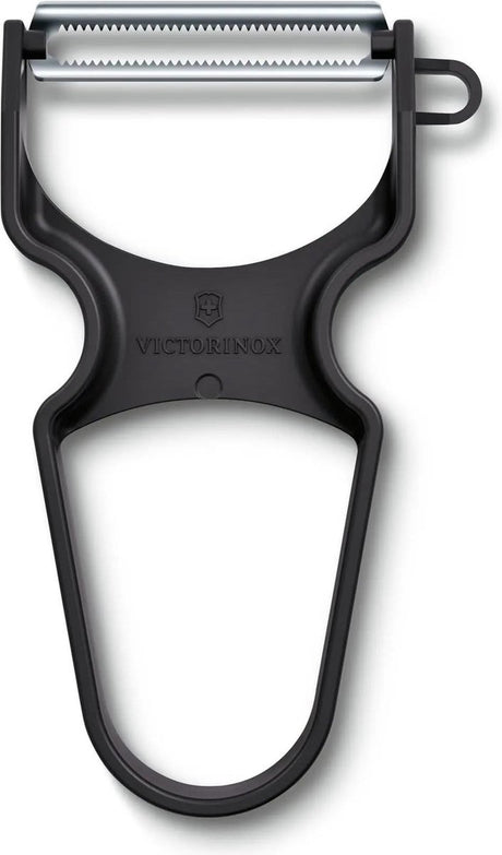 Victorinox hurtigskræller - sort - takket