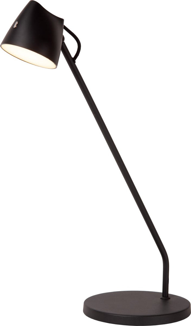 Lucide milne - skrivebordslampe - LED dæmpbar - 1x8w 2700k - sort