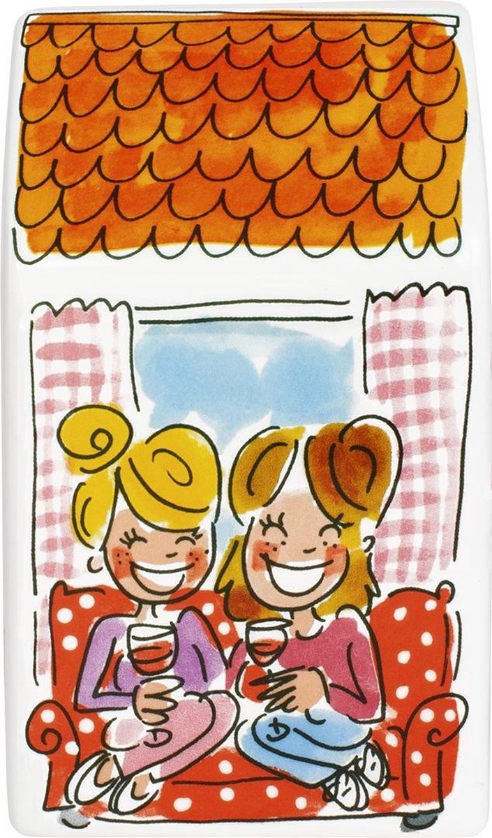 Blond amsterdam even bijkletsen spaarhuisje