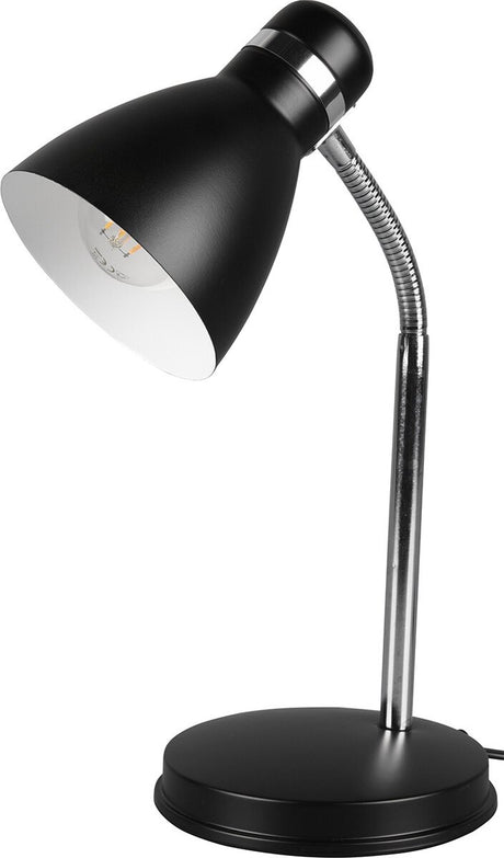 Rl live your light reality harvey - bordlampe - skrivebordslampe - sort mat - flex - ekskl. 1x e27 4w