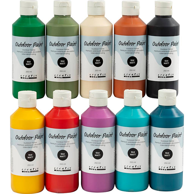 Https: www.cchobby.nl udendørs-paint-silkematte-diverse-colors-10x250-ml-1-box-70641100