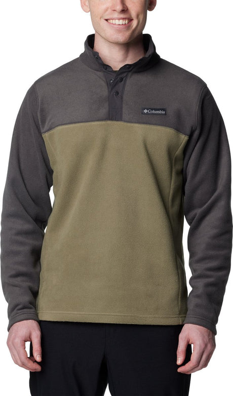 Columbia Steens Mountain™ Half Snap II udendørs sweater til mænd - stengrøn, haj - str. XL