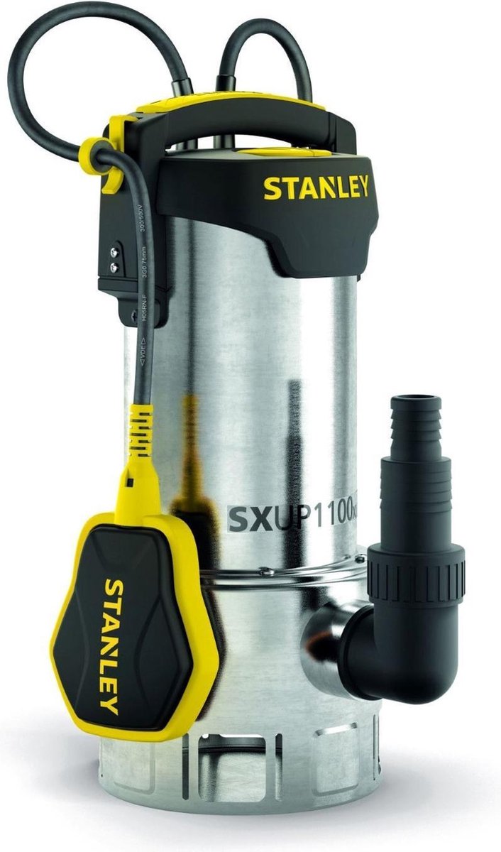 Stanley - dykpumpe - rustfrit stål - spildevand - 1100 w
