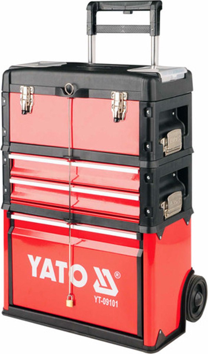 Yato -værktøjsvogn-med-3-skuffer-52x32x72-cm