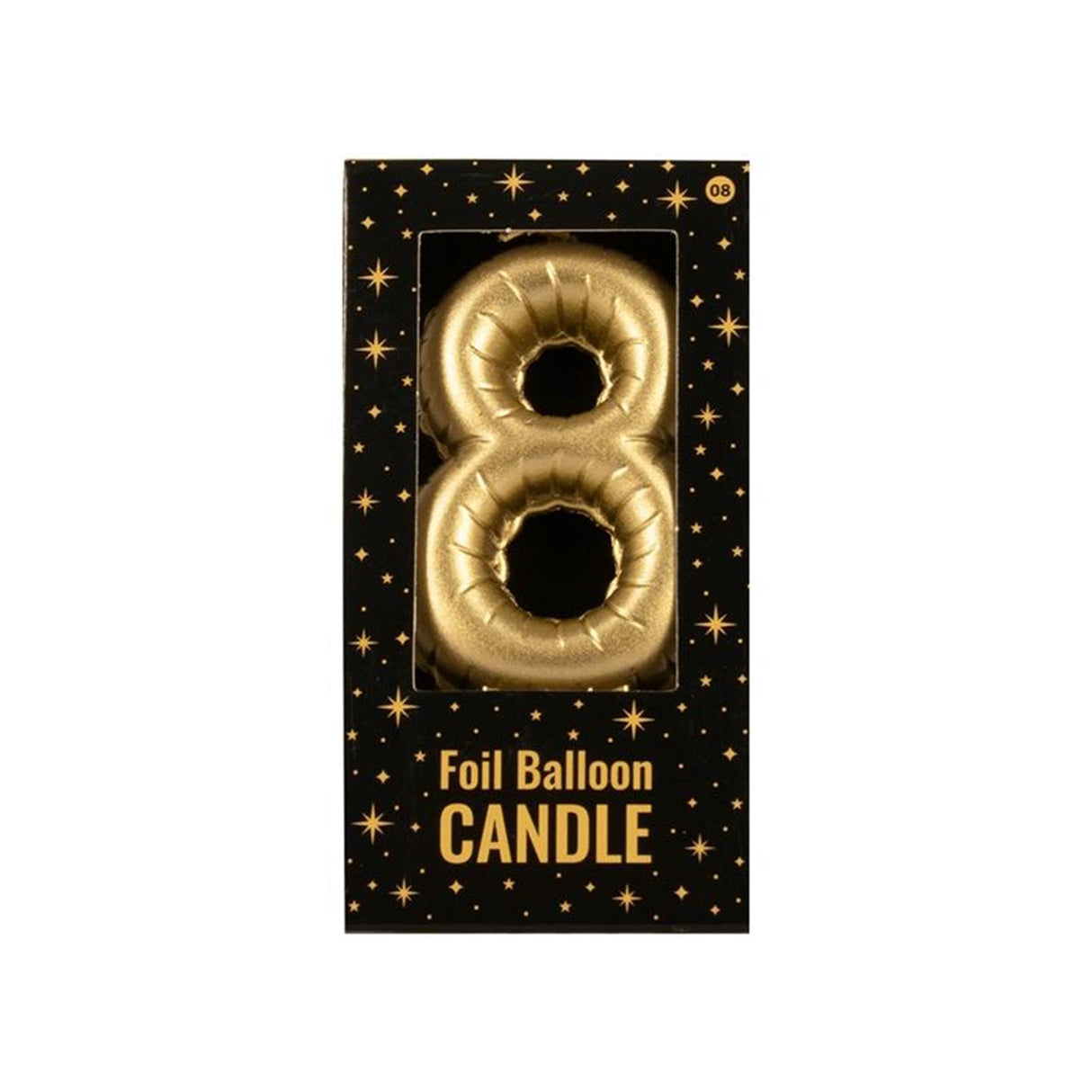 Paperdreams folieballon stearinlys guld - 8