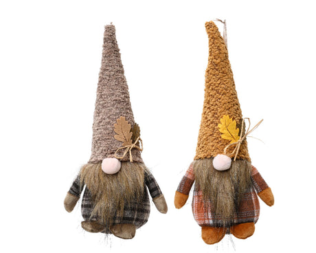 Decoris julevedhæng nisse polyester 15cm