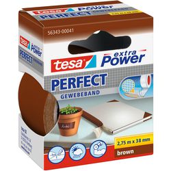 Tesa perfect 56343-00041-03 textieltape extra power bruin (l x b) 2.75 m x 38 mm 1 stuk(s)