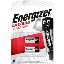 Energizer alkalisk 1,5v lr1 e90 blister 2 stk