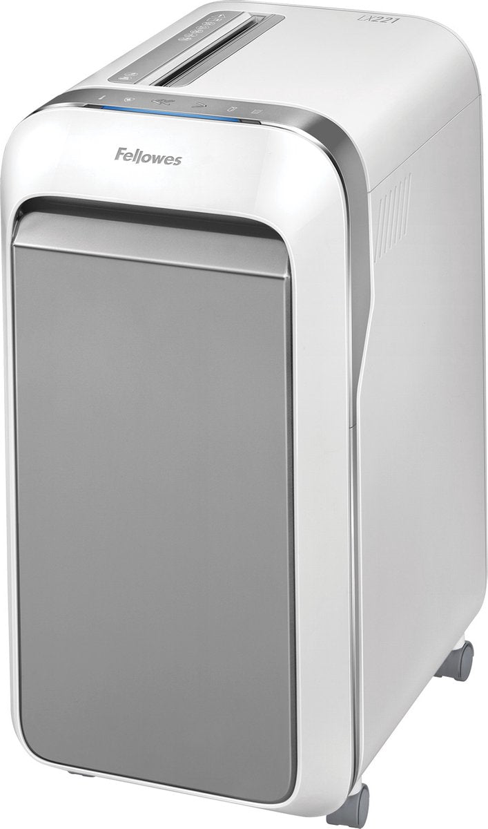 Fellowes lx221 - papirmakulator - mikro makulerer p5 - 20 ark - hvid