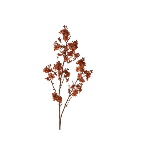 Decoris kunstig gren blomst brandy 23x12x94cm