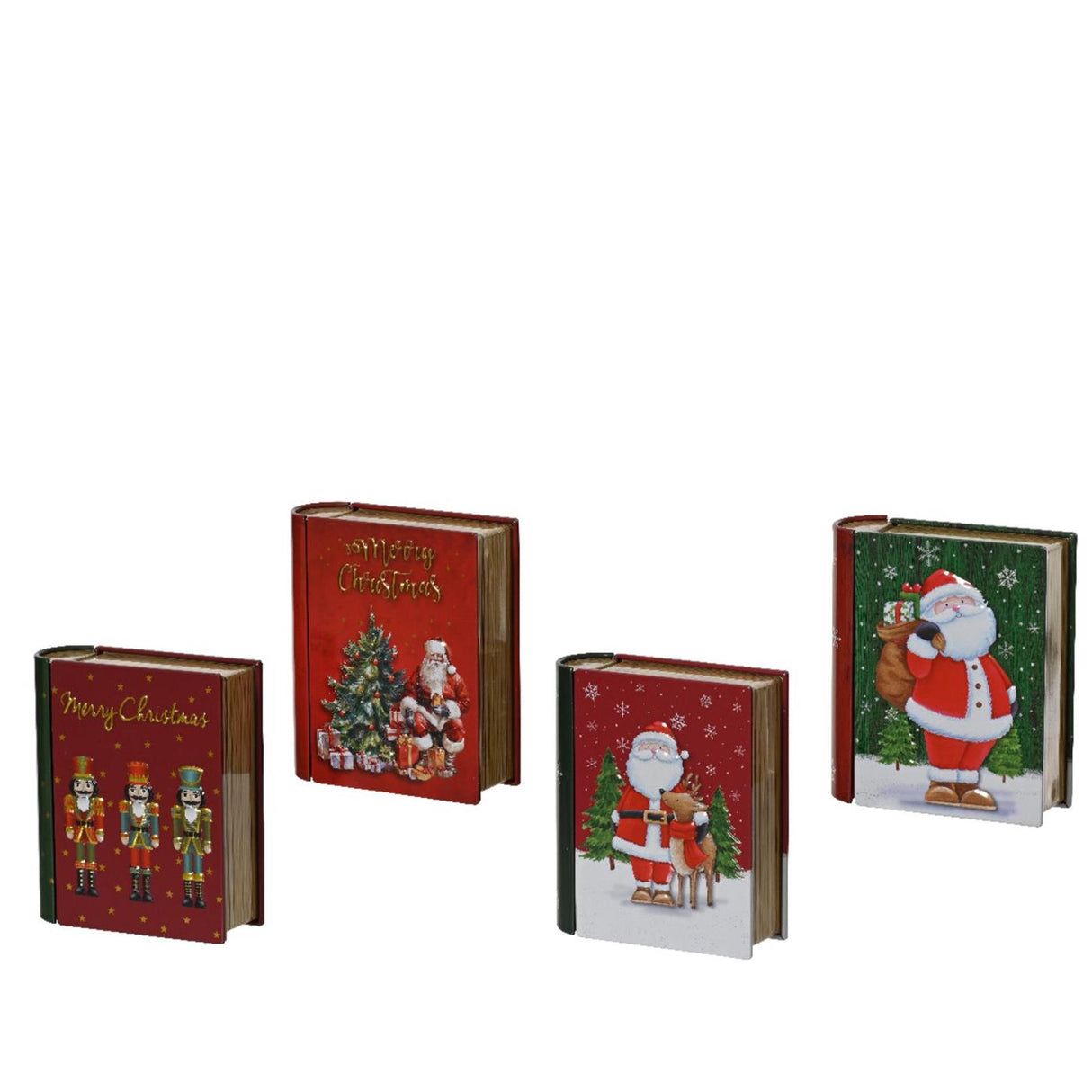 Decoris opbevaringsbogsdåse Jul 11,8x10x3,8cm