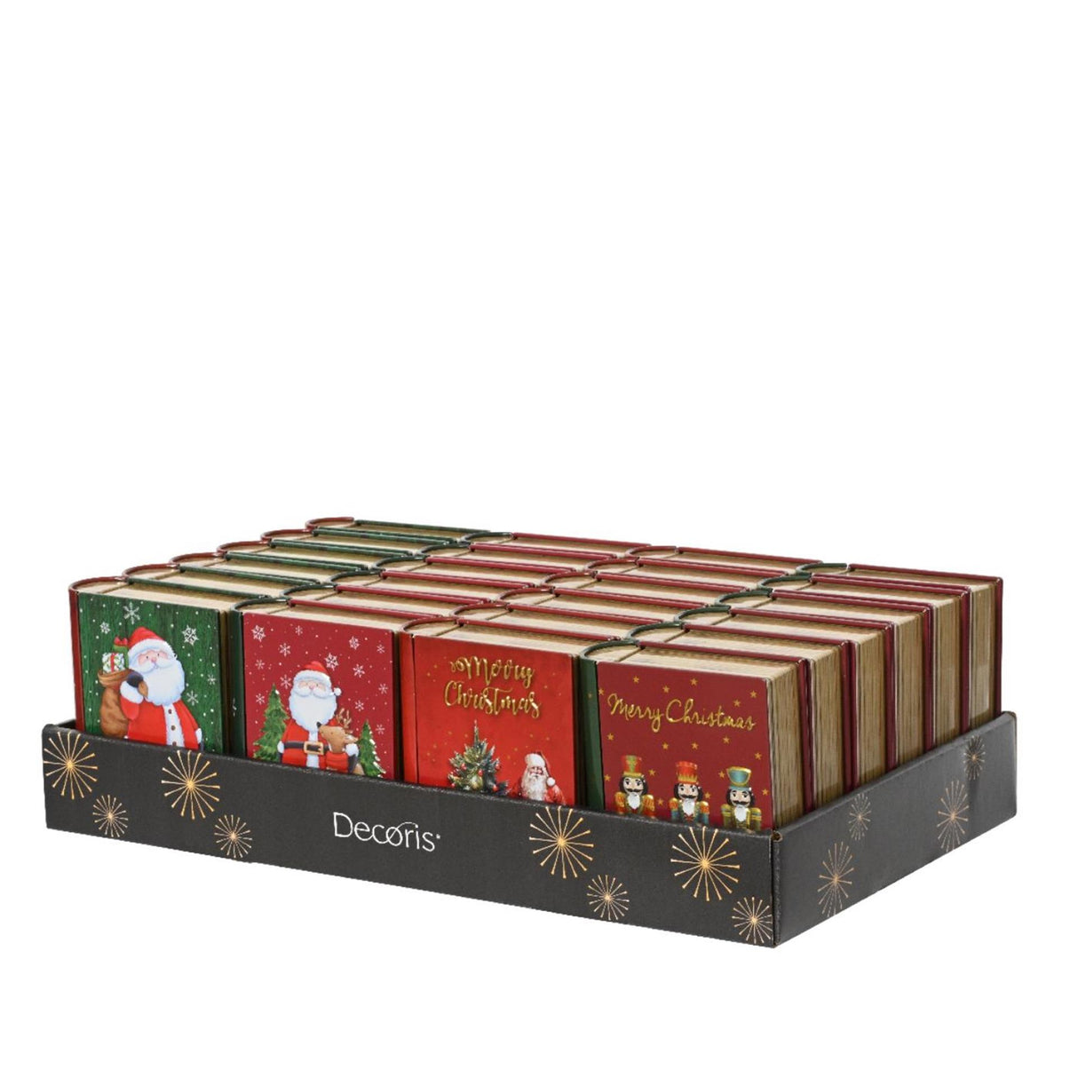Decoris opbevaringsbogsdåse Jul 11,8x10x3,8cm