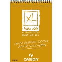 Spiralpude canson 787500 a4 blank hvid